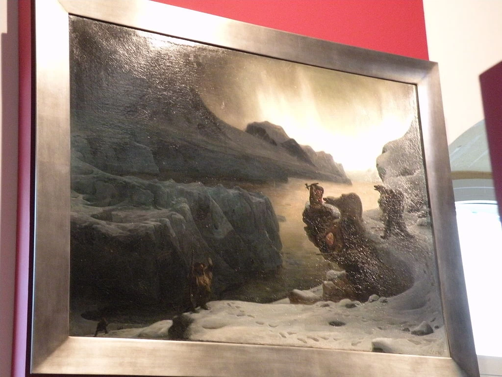 Cacciatore norvegese a spitzbergen biard - Musee Baron Gerard